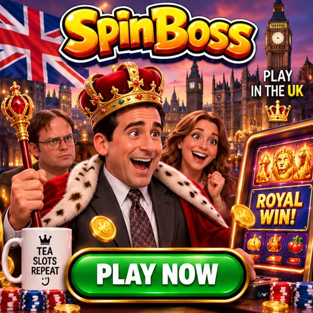 Spinboss UK edition artwork with London skyline